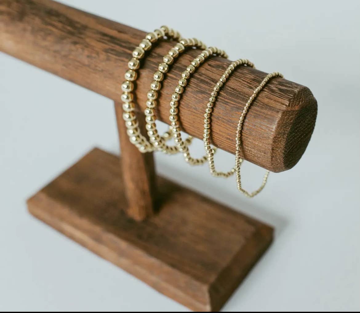 Gold Filled Bracelet - water proof/ non-tarnish/ sweat proof: 4mm