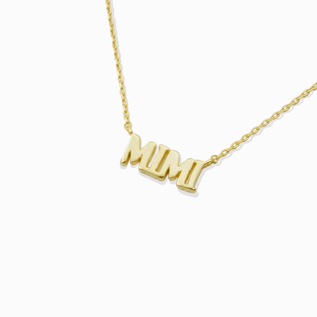 Dainty MIMI necklace: Silver / ONE SIZE