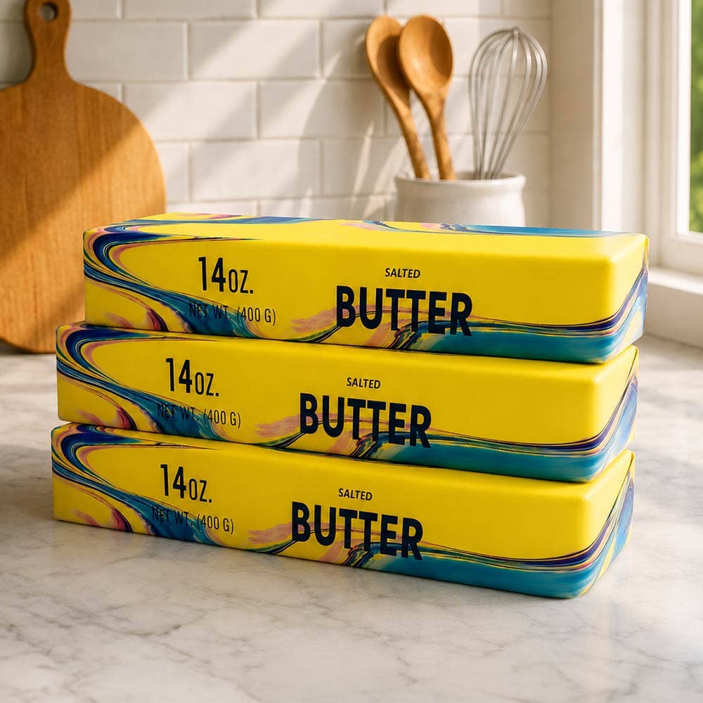 12PCS - Jumbo Butter Bar Squishy Stress Relief Toy