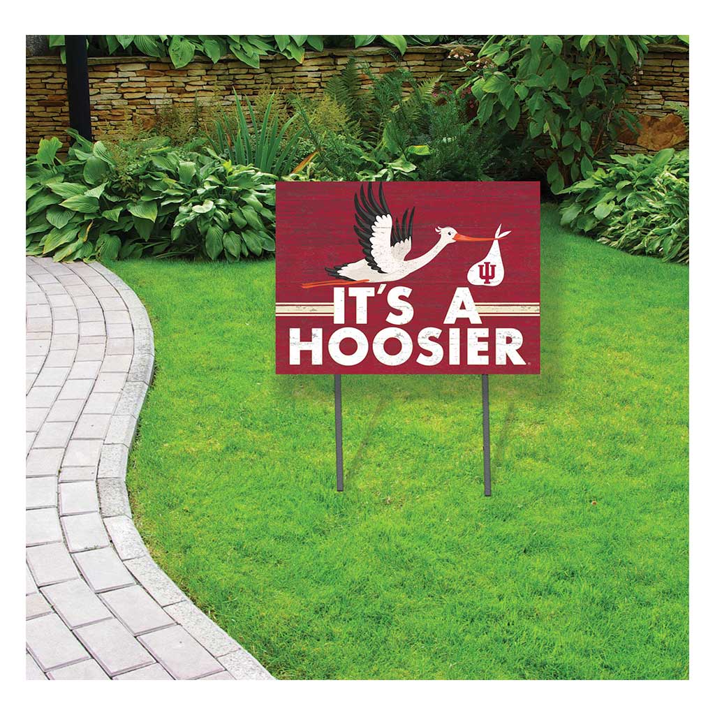 18x24 Lawn SN Stork Indiana Hoosiers