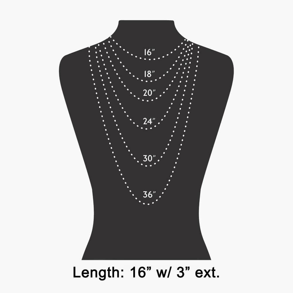 Pearl Studded Cross Pendant Toggle Chain Necklace: WG