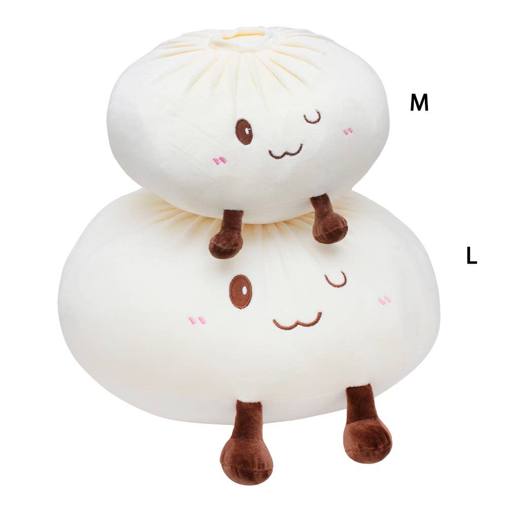 DUMPLING PLUSH TOY M SIZE, DMP 1004M: WHITE
