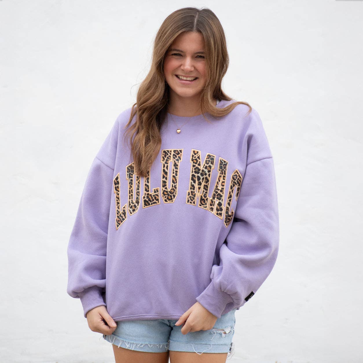 LEOP-9571-LAVENDER: LAVENDER / Large