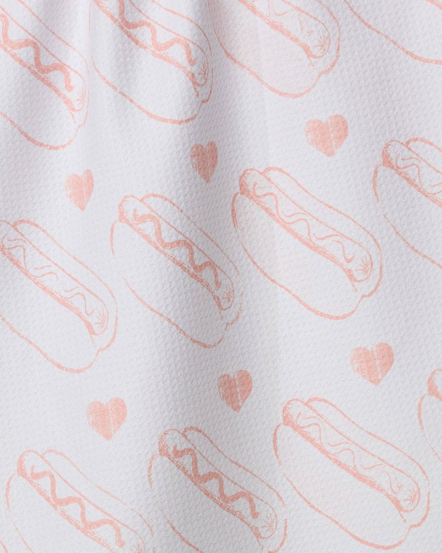 Lovely Franks Tea Towel: Red