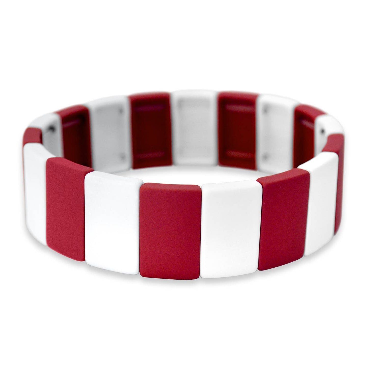 Spirit Stretch Bracelet - Red/White