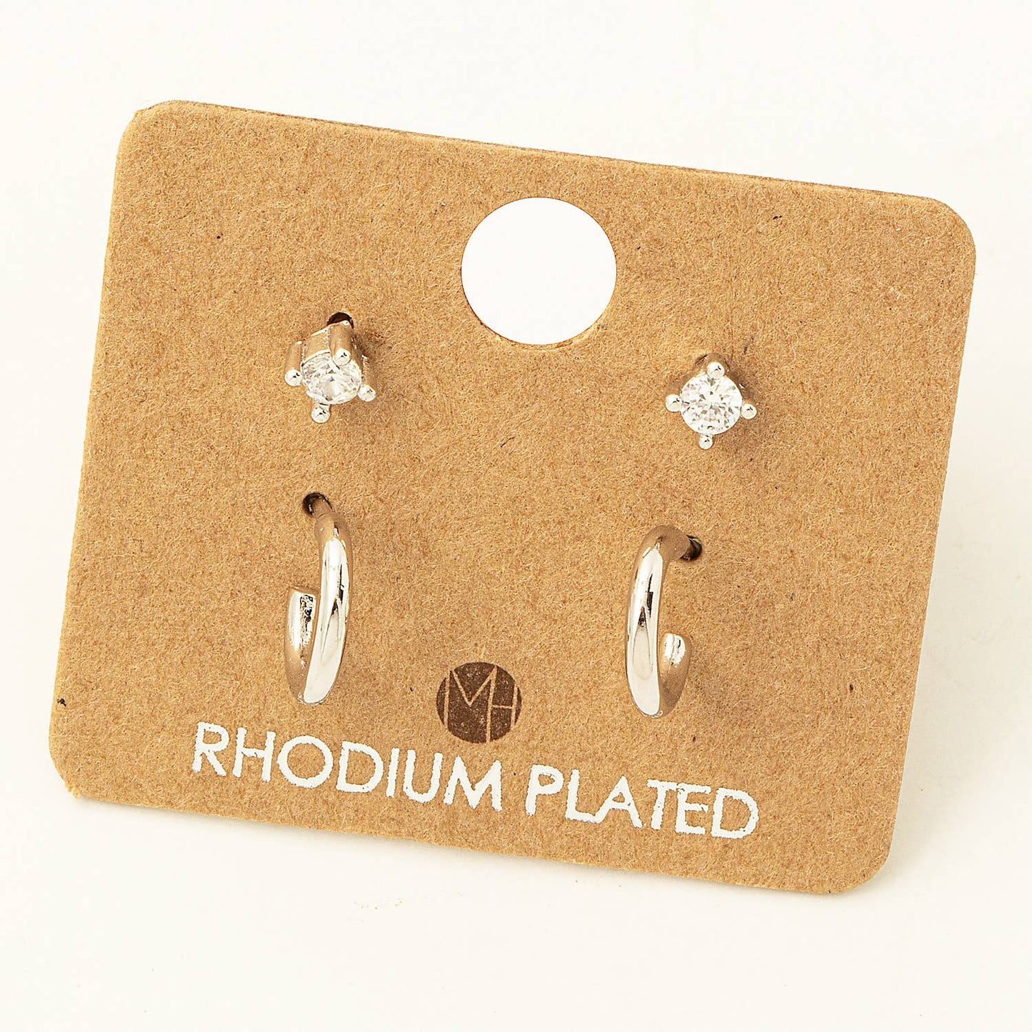 Mini Four Piece Post Stud Earrings: G