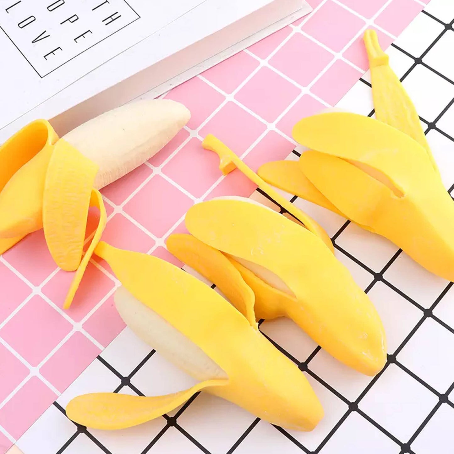 Prank Banana Squishy Fidget Kids Toy