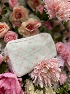 Sweet Bow Nylon Collection: Small Cosmetic