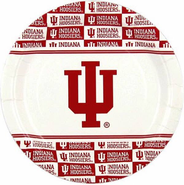 Indiana Hoosiers Paper Plates
