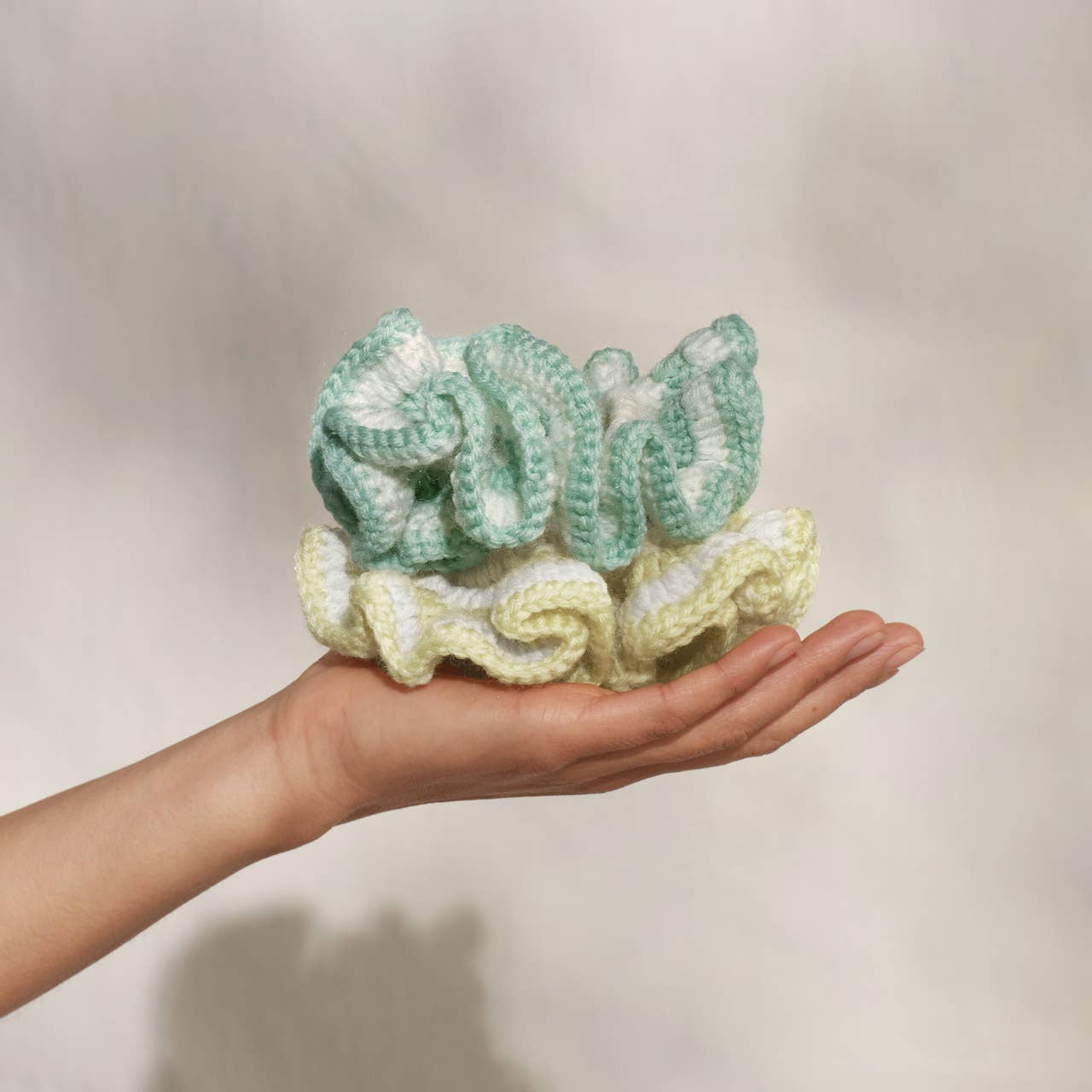 Crochet Scrunchie - Butter Yellow