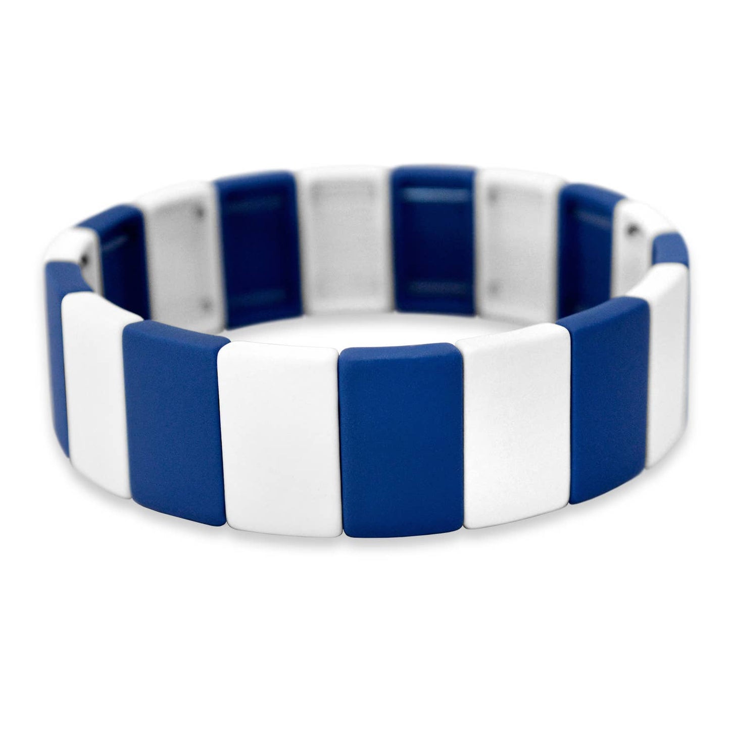 Spirit Stretch Bracelet - Blue/White