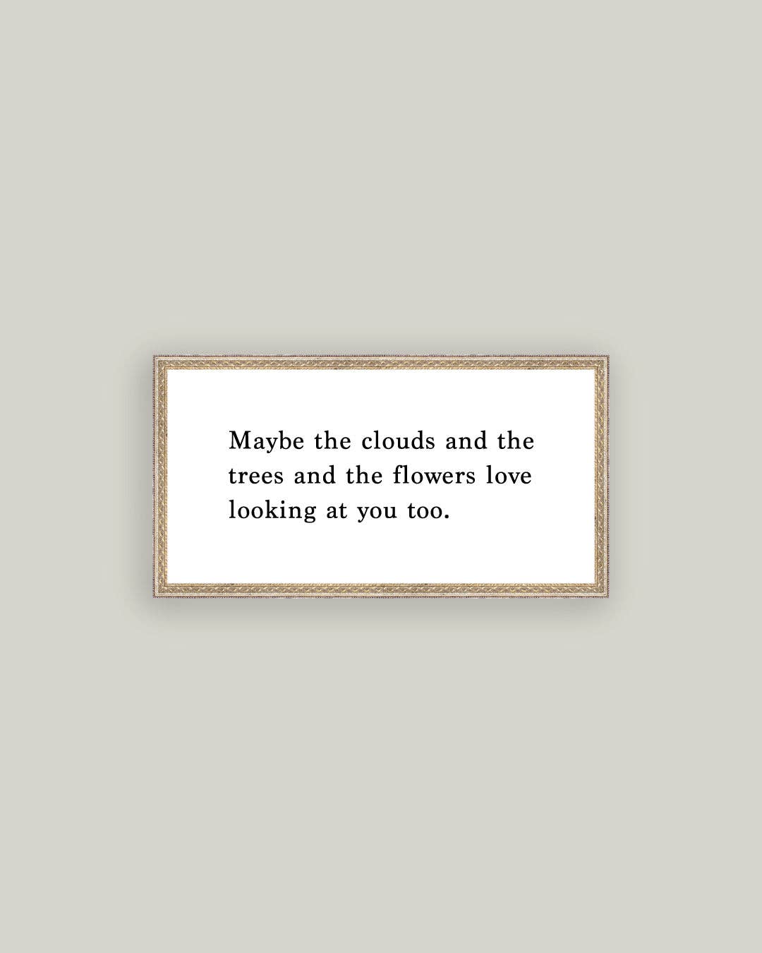 Maybe Framed Antique Print: 7x5
