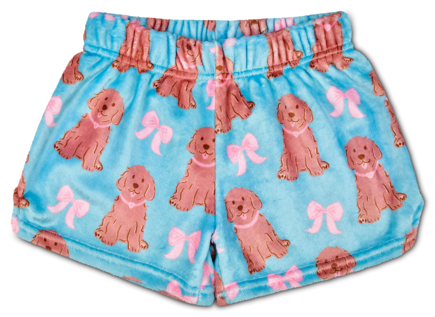 Pretty Pups Plush Shorts (X-Small -(4-6))