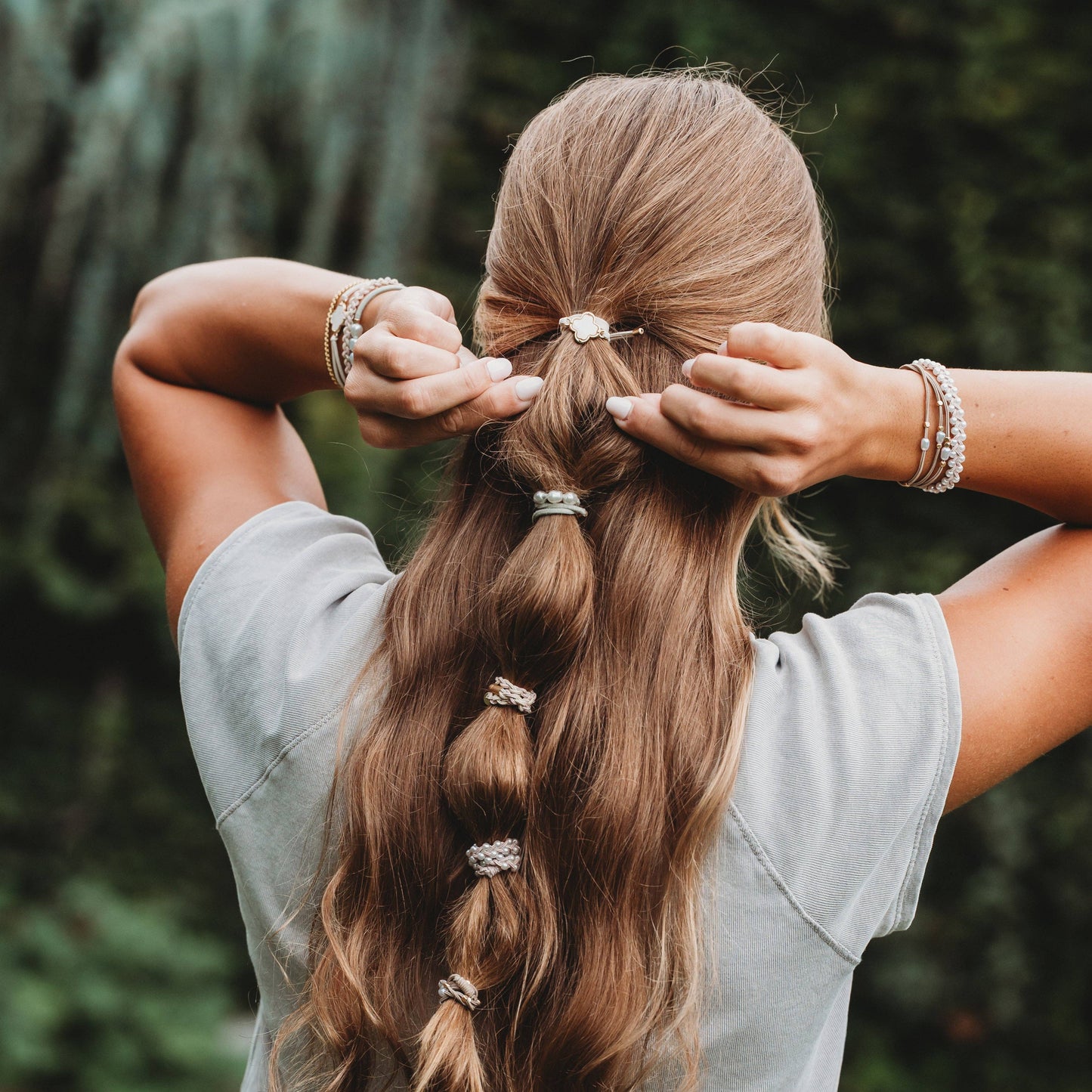 Glimmer Hair Tie Bracelets: Large