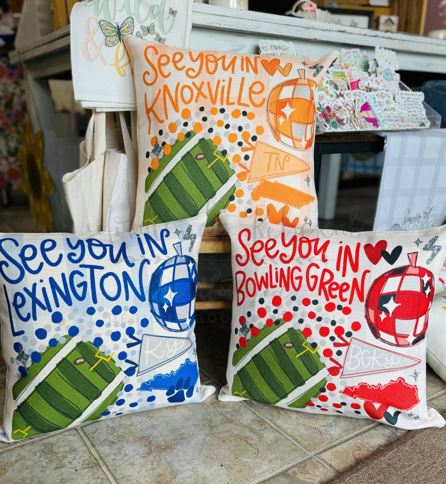 See You In…Custom School Pillow: Lexington