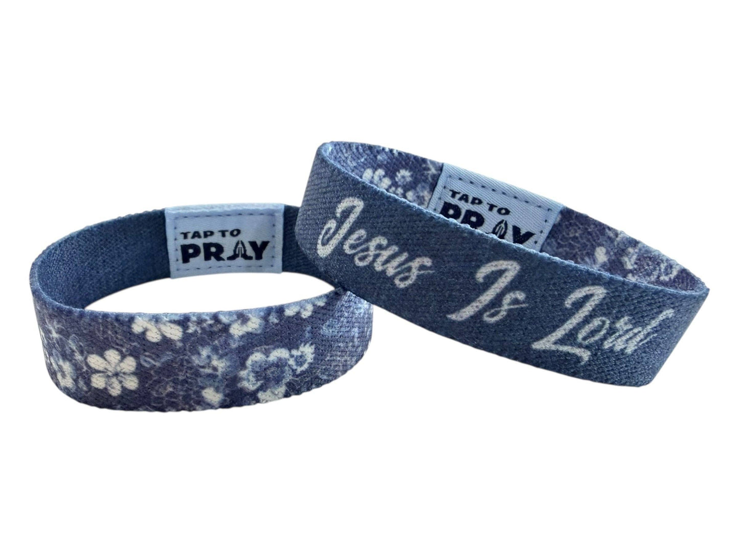 Tap To Pray® Wristband – Wildflower - Jesus Is Lord: Extra Small