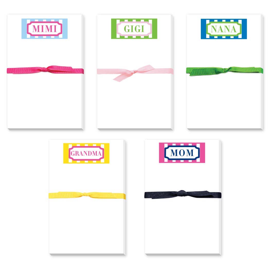 MOTHER'S DAY CABANA COLLECTION JOTTIE NOTEPADS: NANA