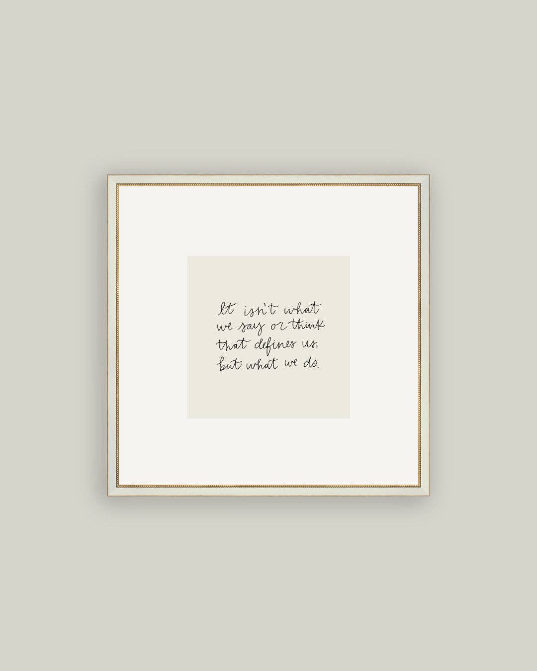 It Isn't Framed Antique Art: 5x5