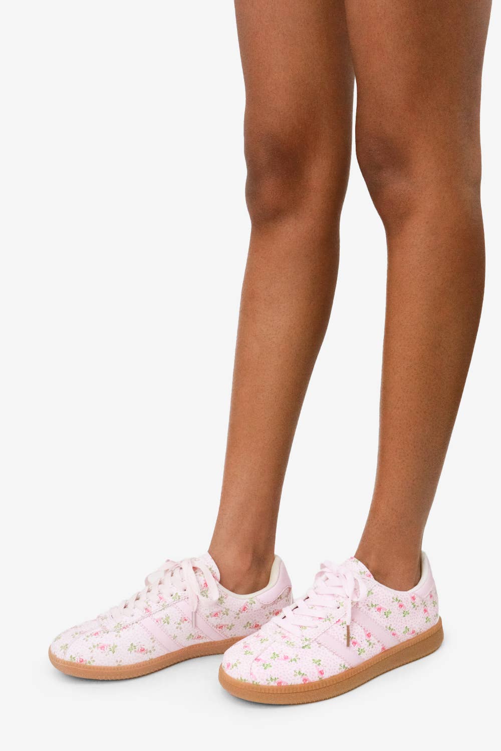 EXPRESSO - SUMMER '25 Floral Sneakers: Blue / 12FA