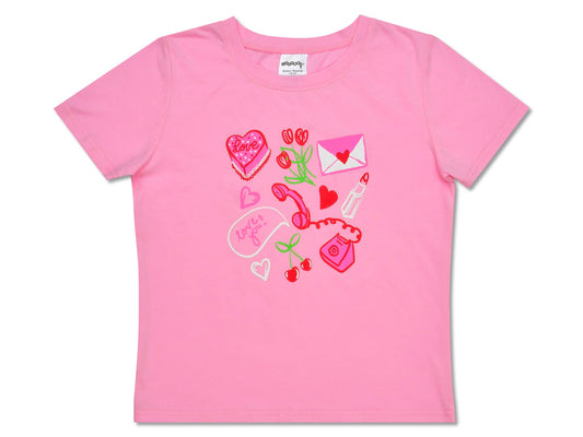 Love Doodles T-Shirt (X-Small (4-5))