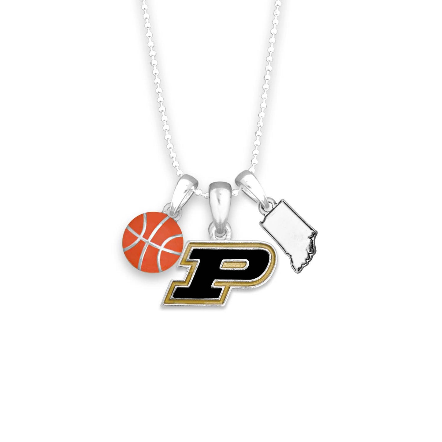 Purdue Boilermakers Basketball Accent Necklace