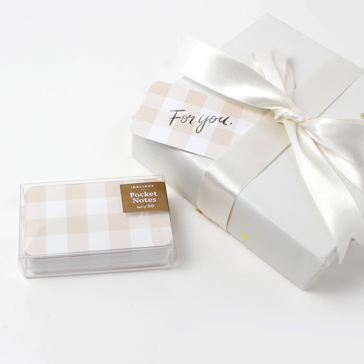 Pocket Notes™ - Putty Gingham