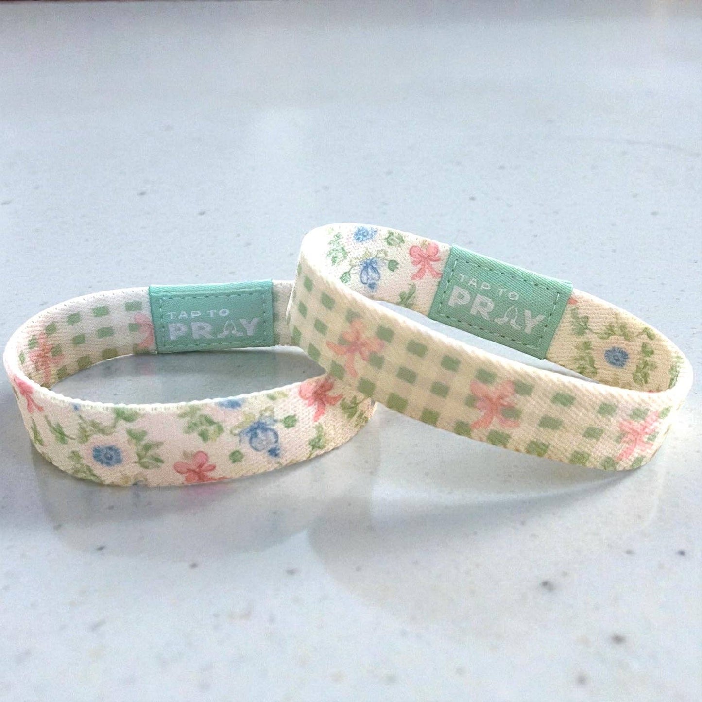 Tap To Pray® Wristband – Flower Basket: Extra Small