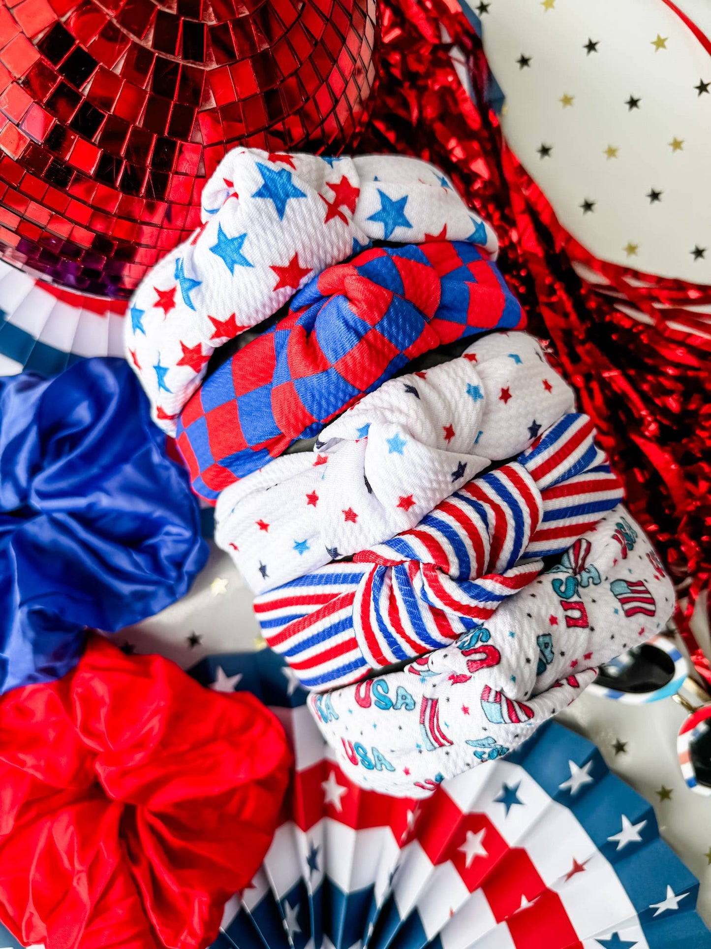 American Dream Structured Headband • 5 Prints: Mini Stars