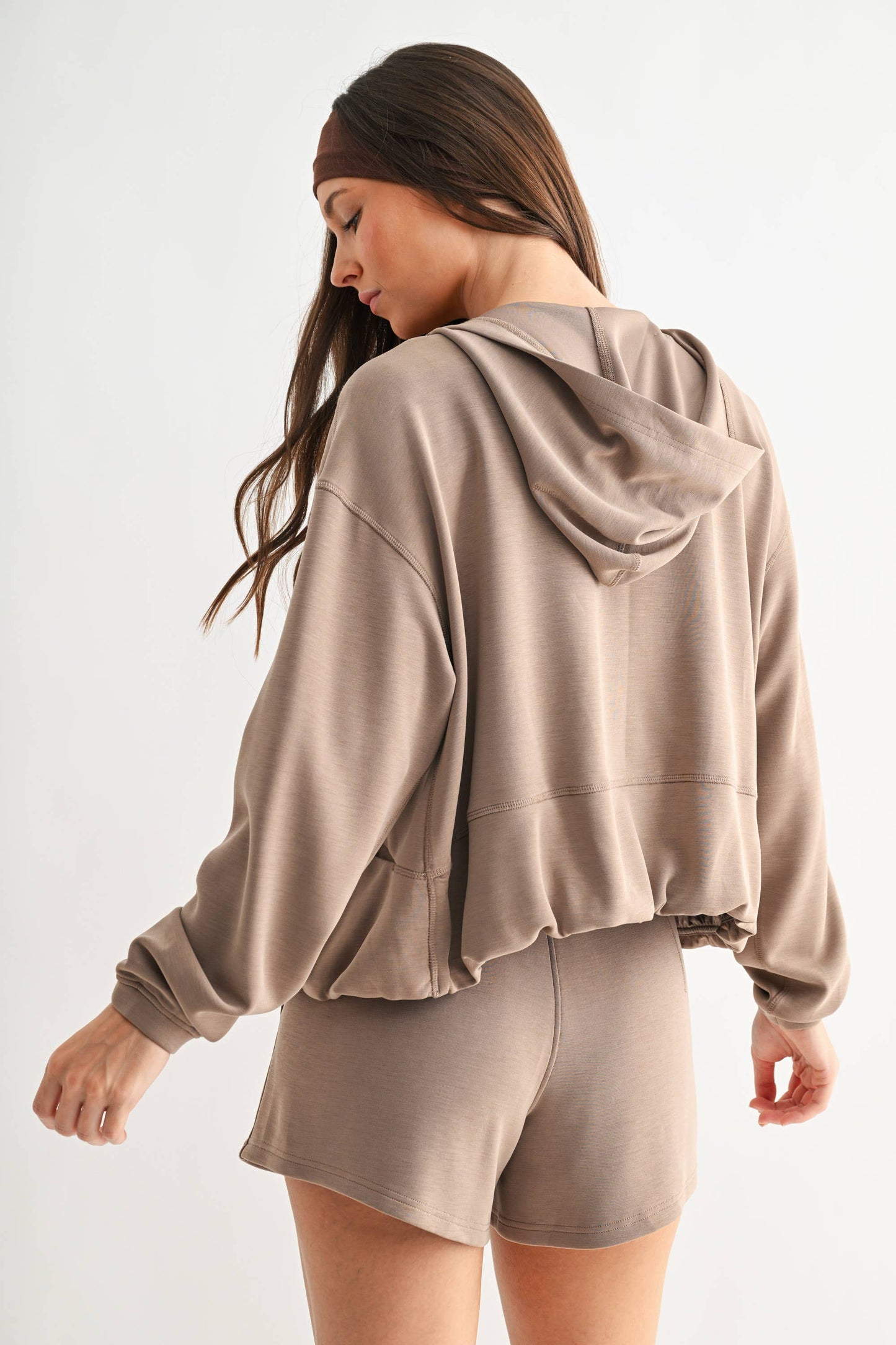 Laguna Flow Zp-Up Hooded Jacket: SILKEN TAUPE / S:M:L (2:2:2)