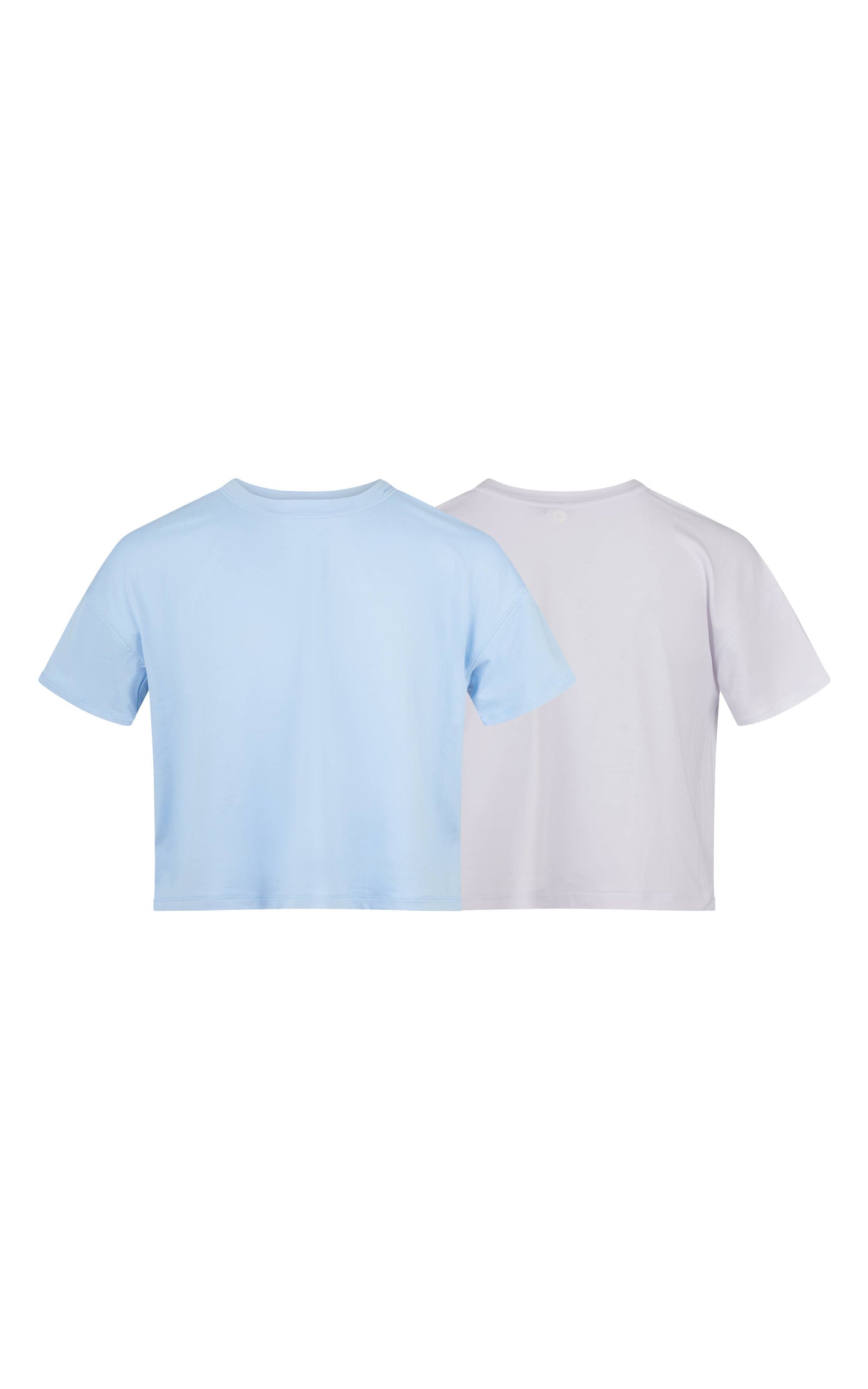 Girls - 2 Pack Super soft Deluxe Boxy Short Sleeves T-Shirts: KNOCKOUT PINK/CERAMIC