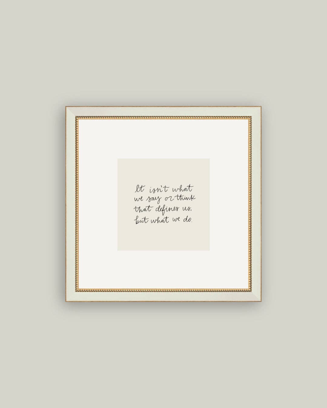 It Isn't Framed Antique Art: 5x5
