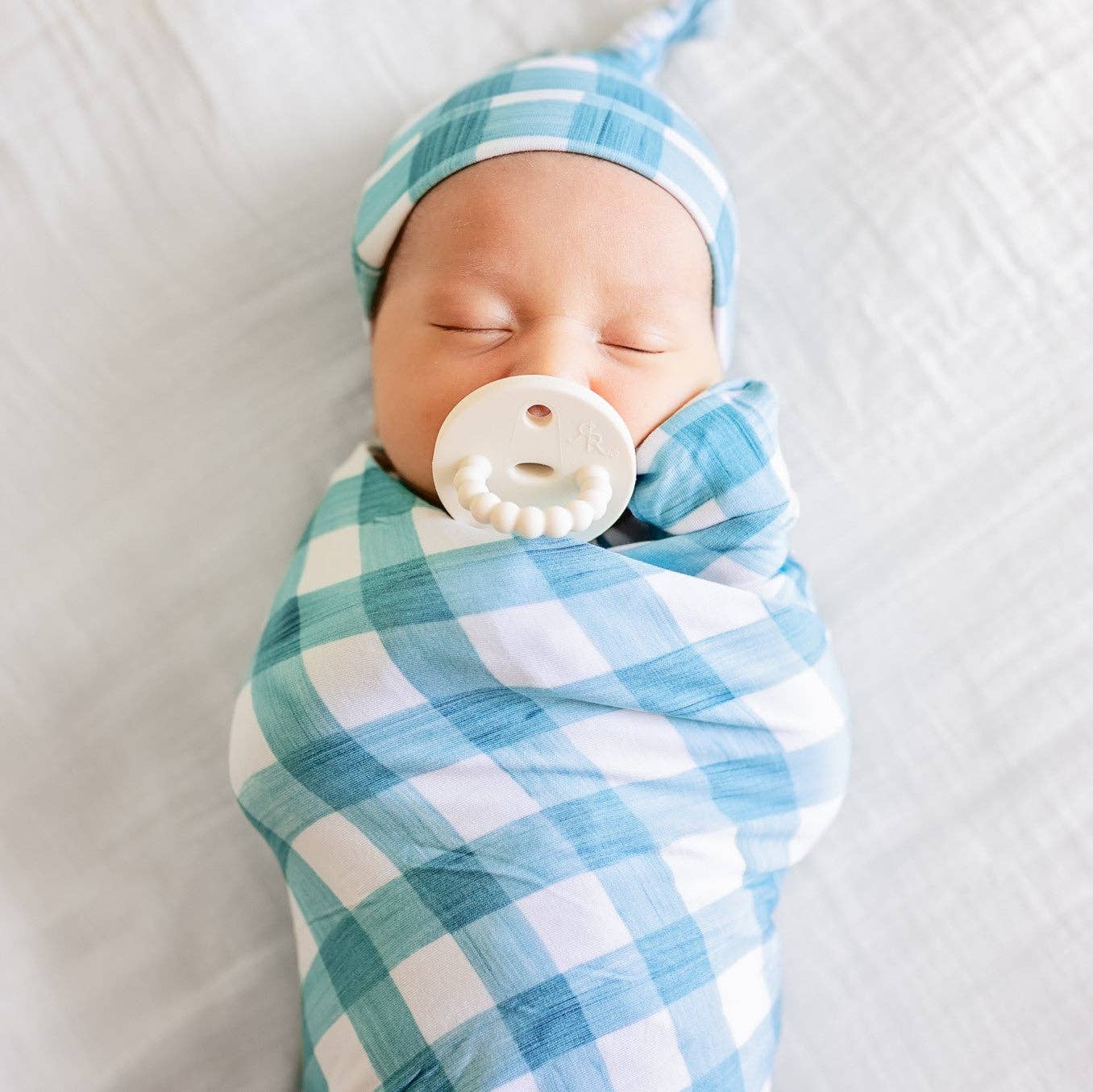 Cutie PAT Slant (0-6m) Pacifier + Teether: Malibu