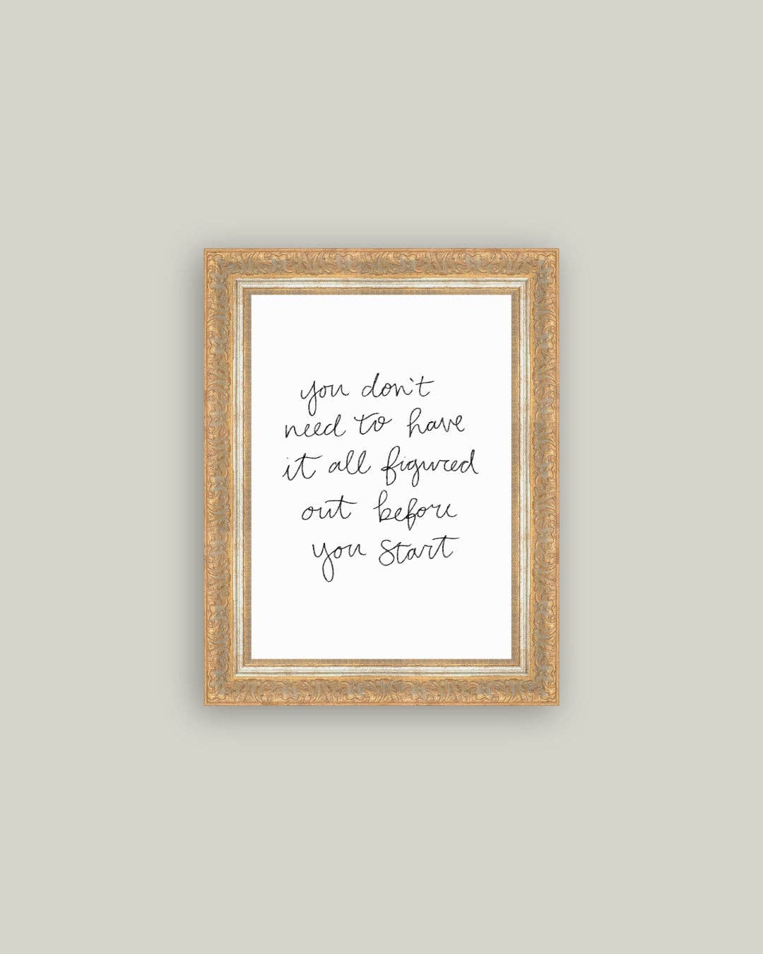 You Don't Need Framed Antique Art: 10x12