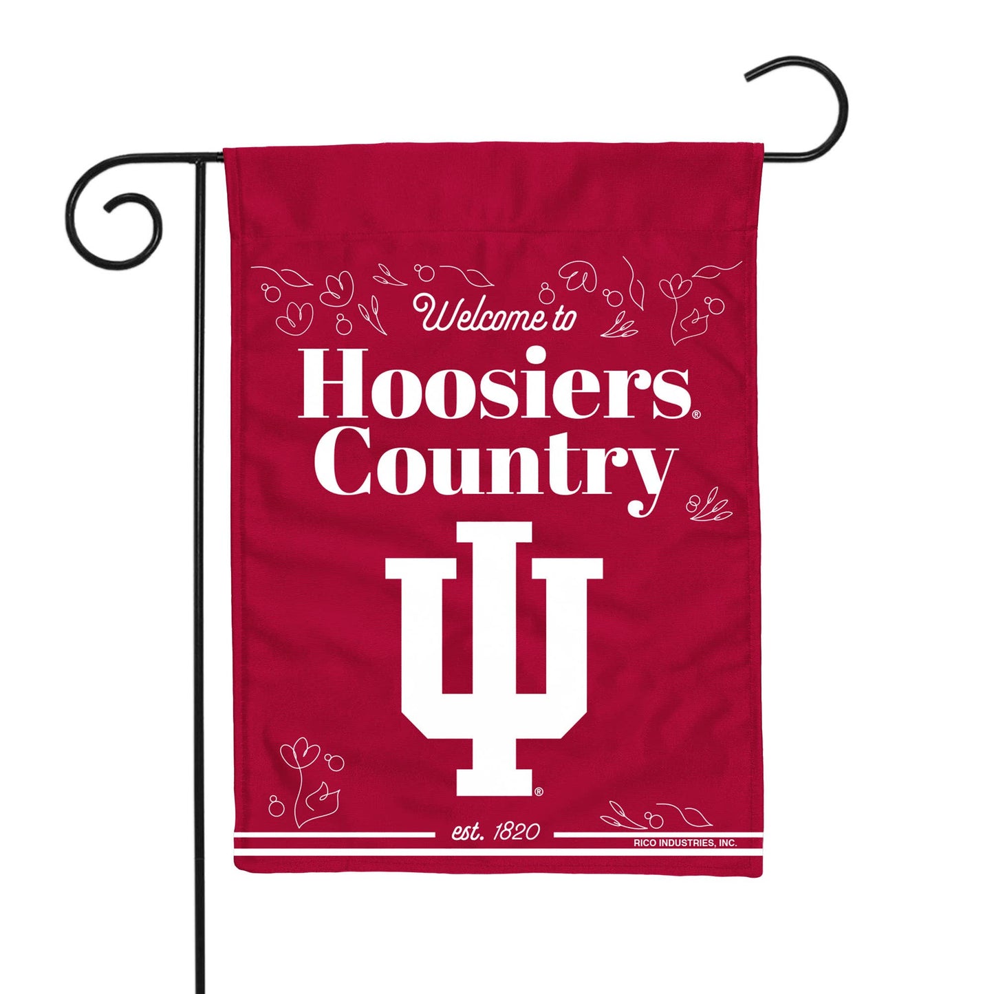 NCAA  Indiana Hoosiers  Double Sided Garden Flag