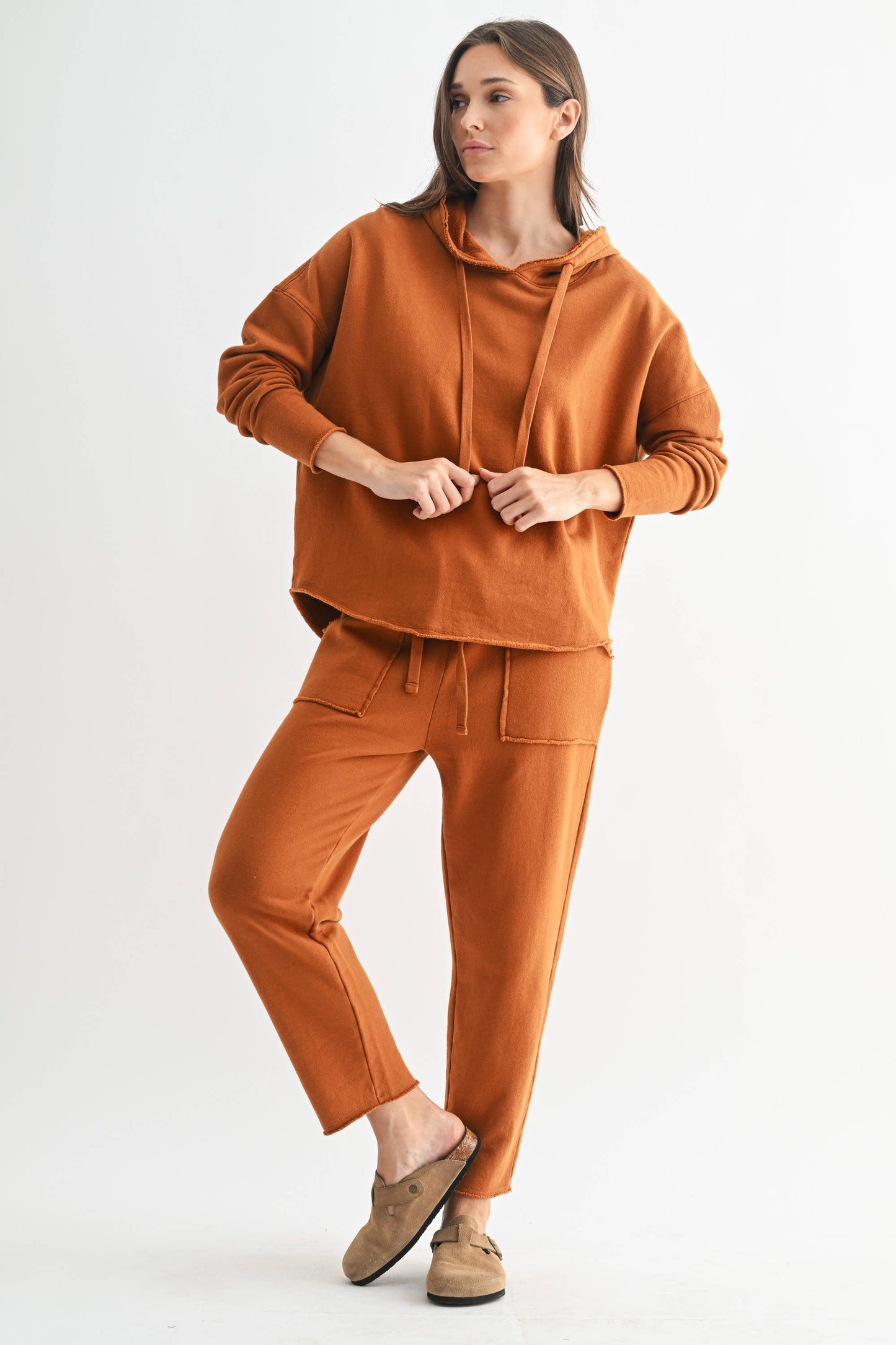Malibu Everyday Hoodie: ROSE TAUPE / S:M:L (2:2:2)