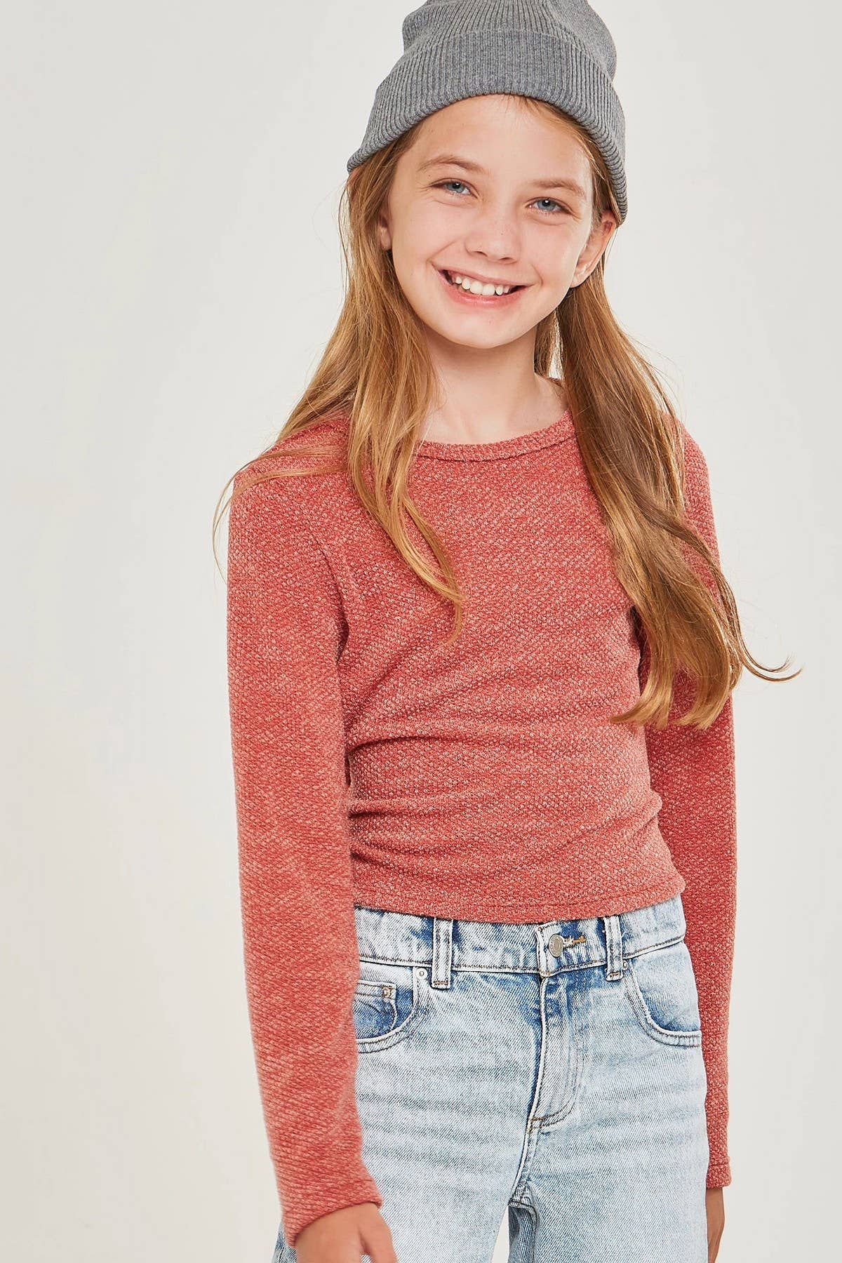 Self-Tie Open Back Chunky Knit Sweater: MAUVE / XL