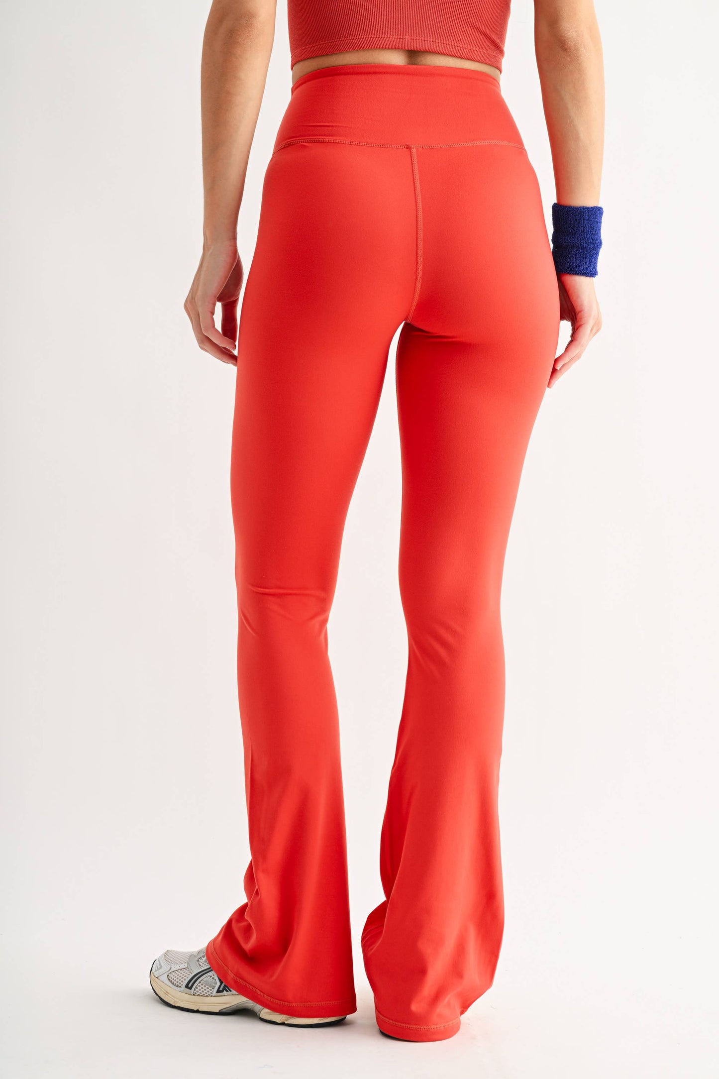 Venice Crossover Waist Yoga Pants: DARK PLUM / S:M:L (2:2:2)
