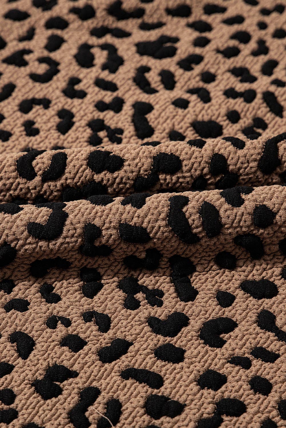 Khaki Leopard Print V Neck Sleeveless Collared Mini Dress: Khaki / 95%Polyester+5%Elastane / M