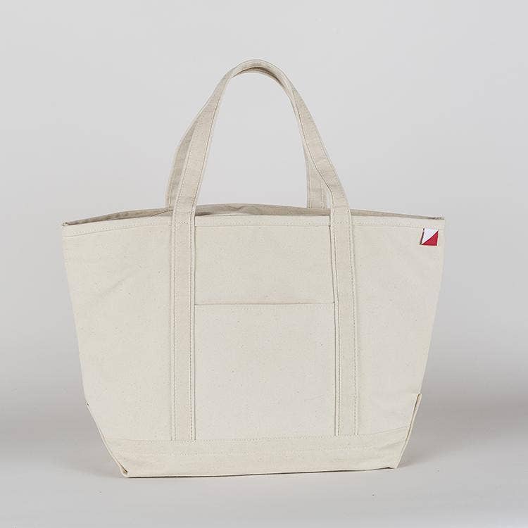 Classic Canvas Tote Bag Large Private Label: Navy