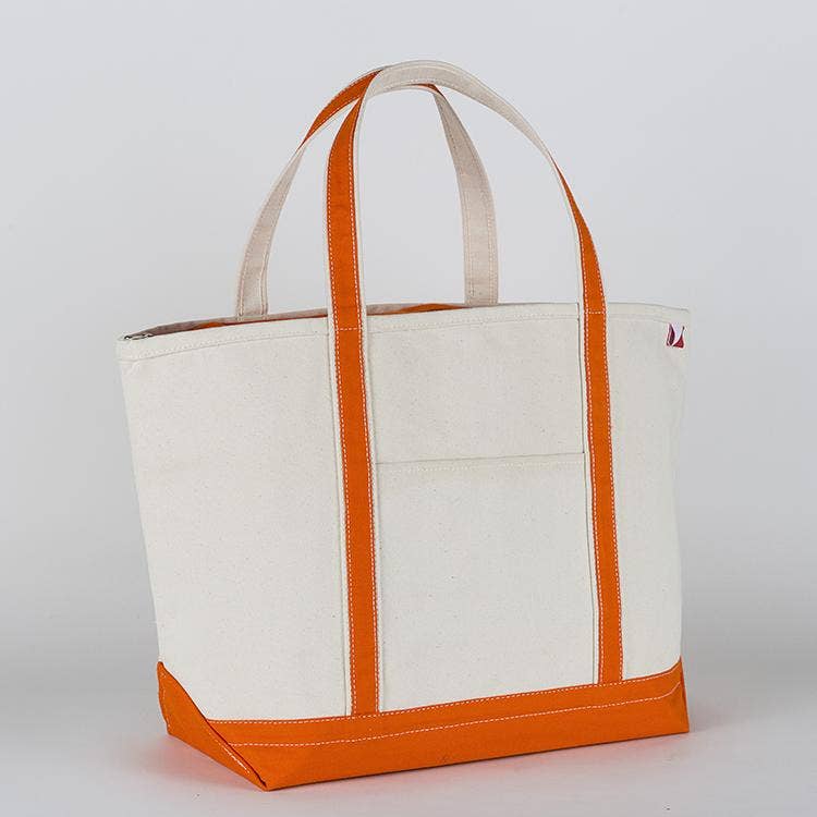 Classic Canvas Tote Bag Large Private Label: Navy