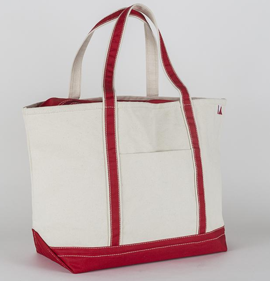 Classic Canvas Tote Bag Large Private Label: Navy