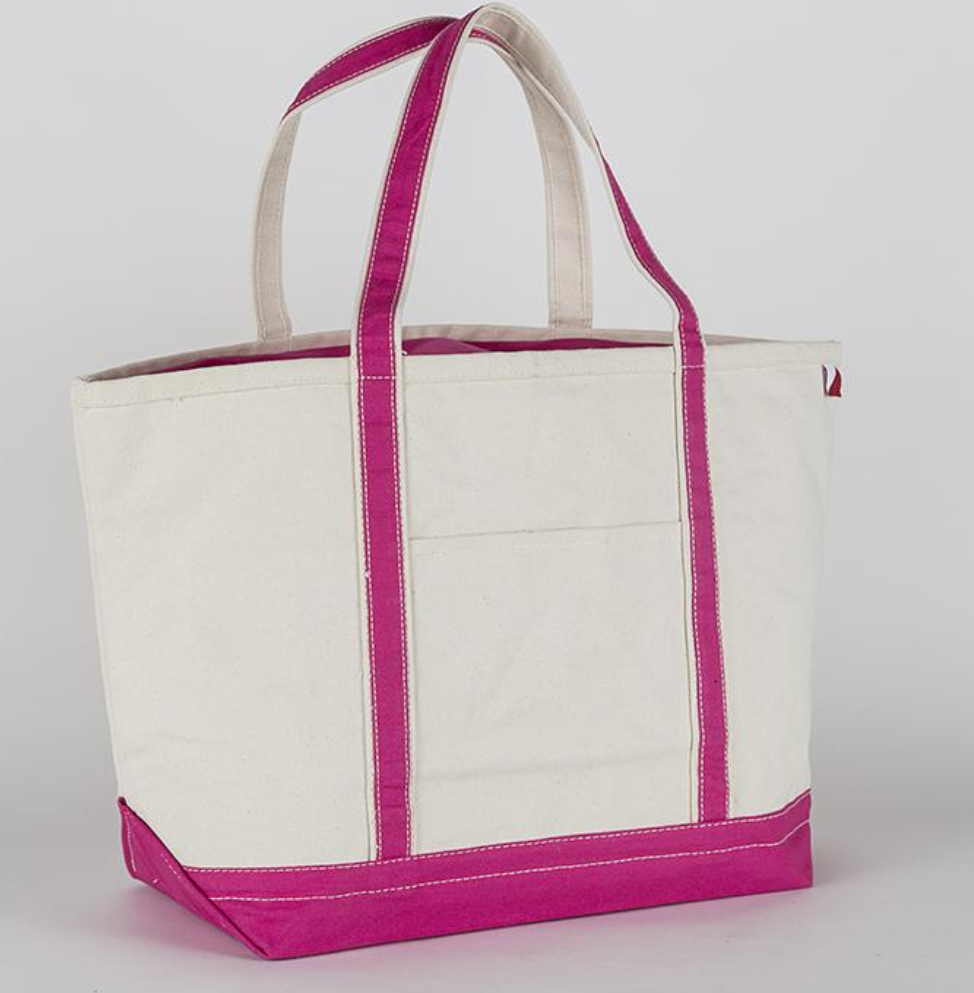 Classic Canvas Tote Bag Large Private Label: Navy