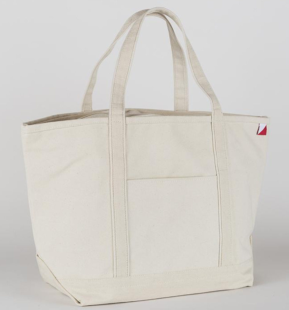 Classic Canvas Tote Bag Large Private Label: Navy