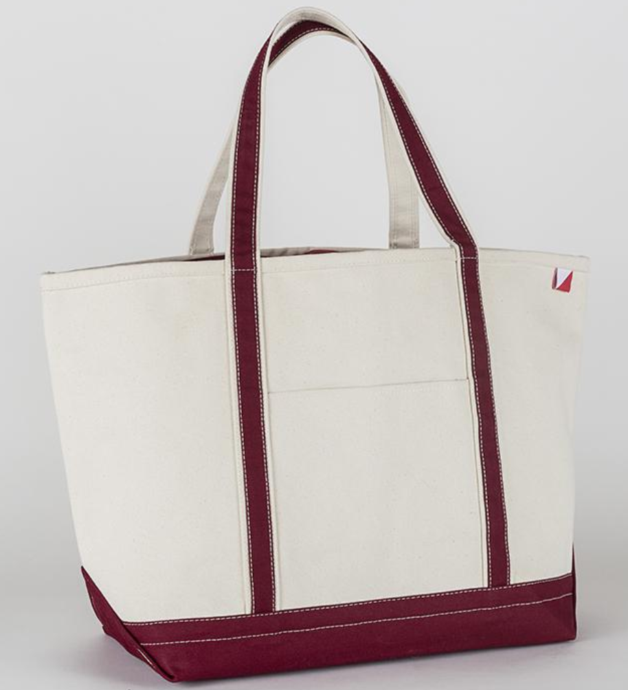 Classic Canvas Tote Bag Large Private Label: Navy