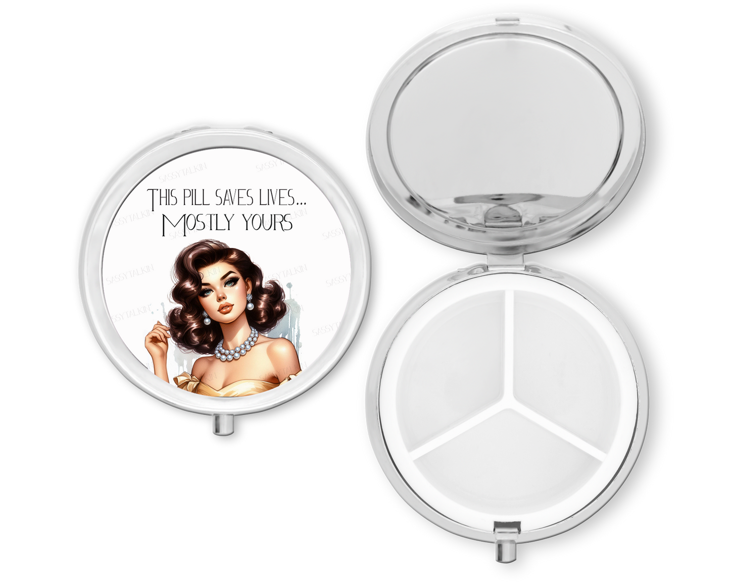 Purse Pill Box Organizer, This pill saves lives ..