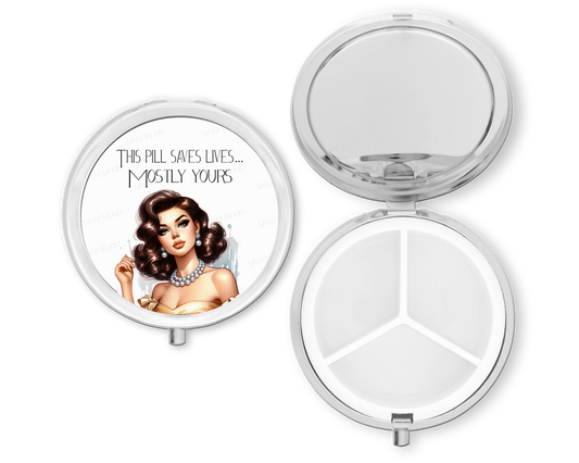Purse Pill Box Organizer, This pill saves lives ..