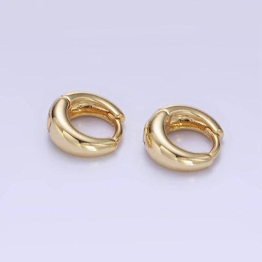 14K Gold Filled 10mm Minimalist Dome Cartilage Earrings