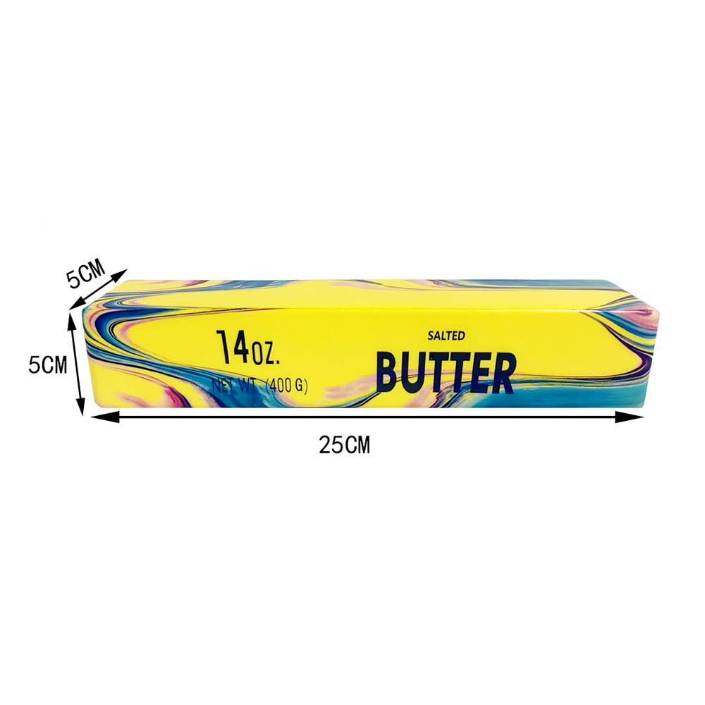 12PCS - Jumbo Butter Bar Squishy Stress Relief Toy
