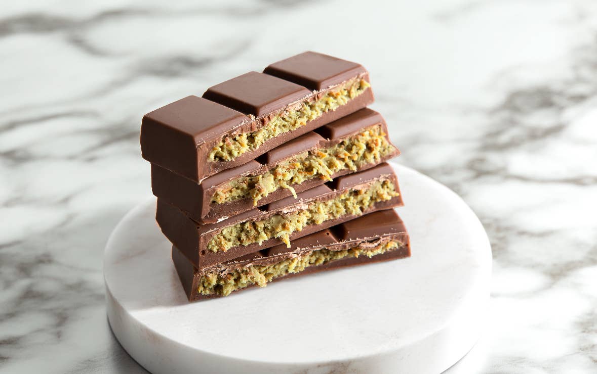 Dubai Chocolate Bar,  Pistachio, KATAIFI 3.13 oz