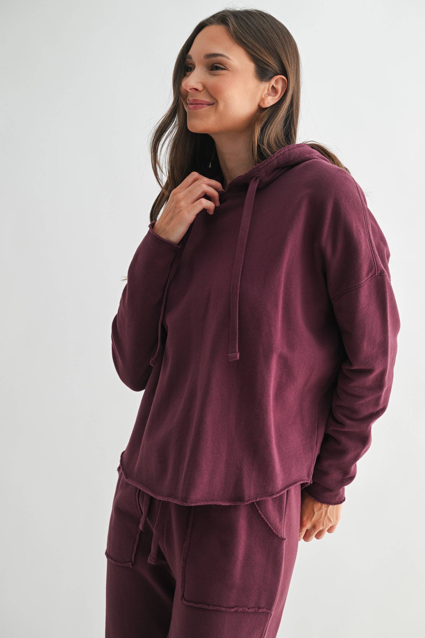 Malibu Everyday Hoodie: ROSE TAUPE / S:M:L (2:2:2)